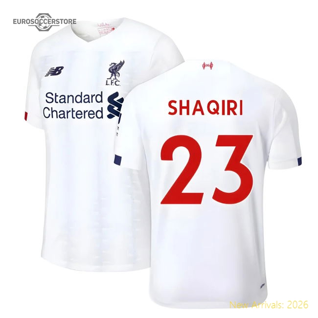 Official 2019-2020 Liverpool Away Football Shirt (shaqiri 23)