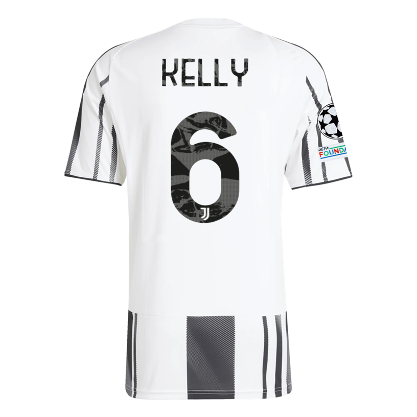 Juventus Kelly 2025-2026 UCL Home Jersey – Authentic Shirt
