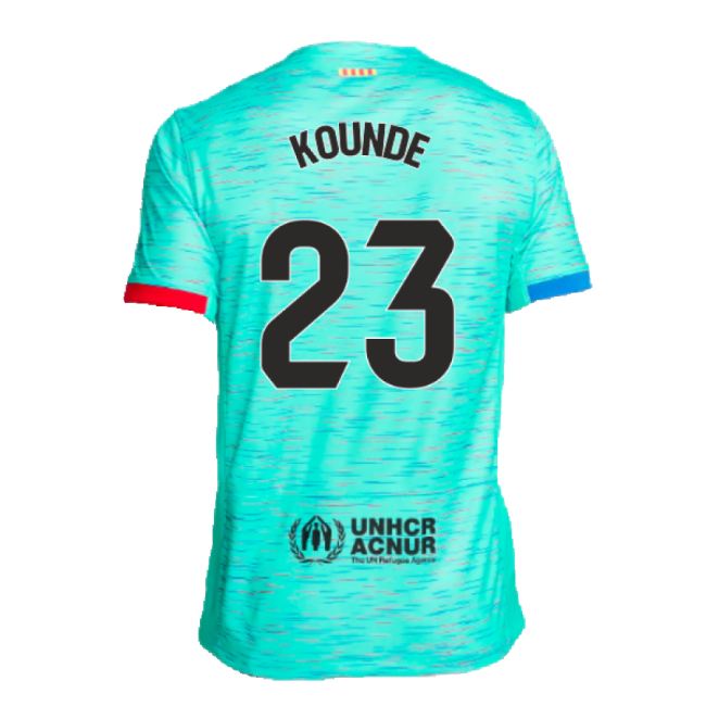 High-quality 2023-2024 Fcb Third Jersey (kounde 23) - Unique Style