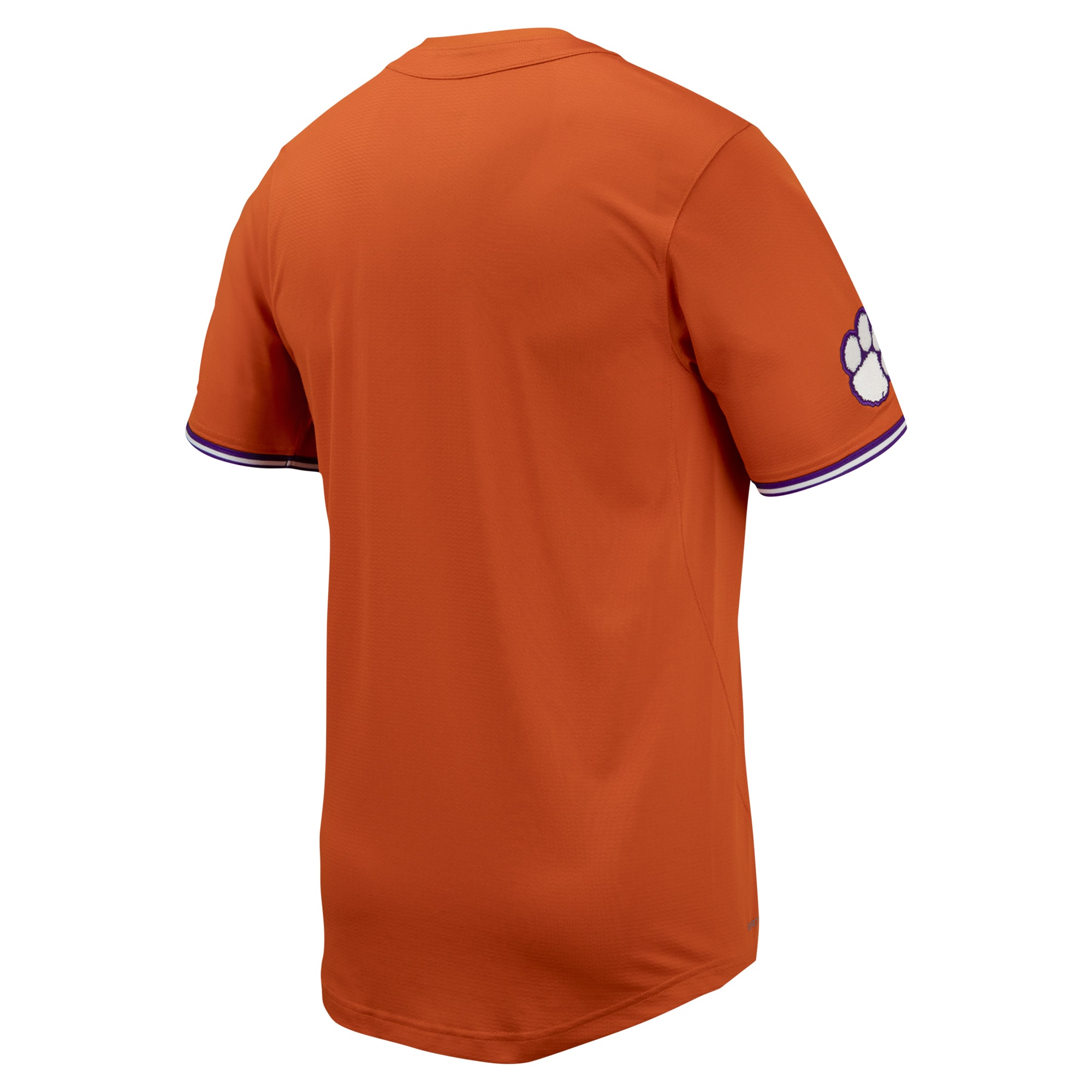 [NJP] Clemson Tigers Replica Full-Button Baseball Jersey - Orange
