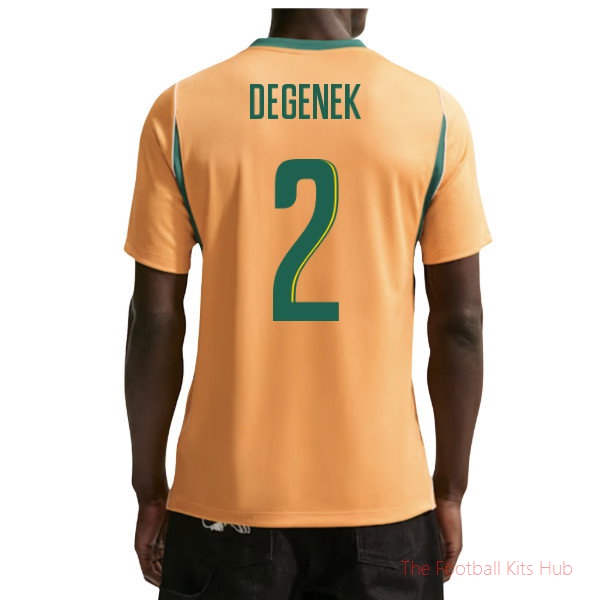 Australia 2026-2027 Home Shirt Degenek #2 Club Jersey - Team Kit