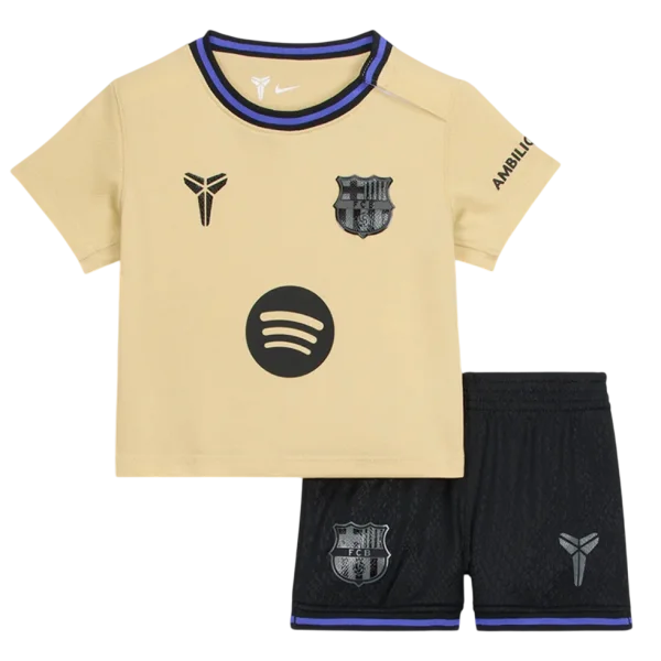 Kid¡®s Barcelona Away Soccer Jerseys (Jersey+Short) Kit 2025/26Authent