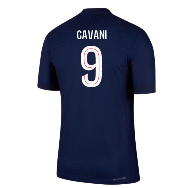 Genuine 2025-2026 Psg Home Dri-Fit Adv Authentic Shirt (Cavani 9)