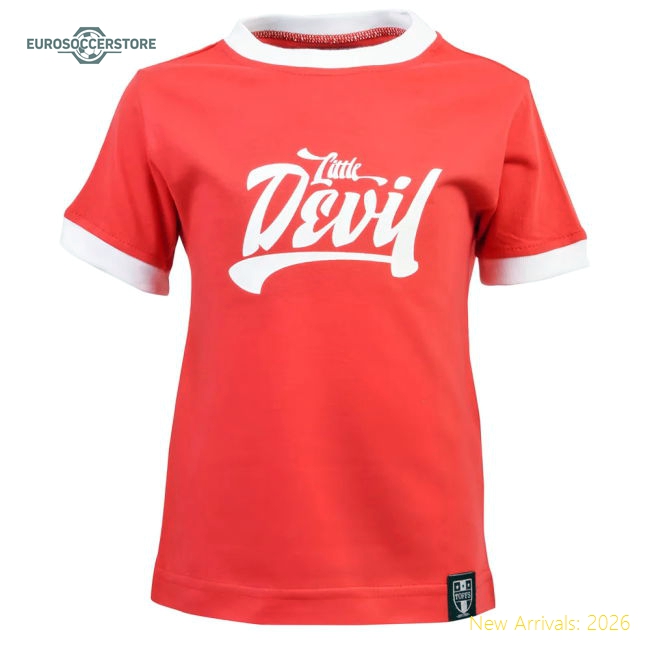 Kids Little Devil - Red/White Ringer