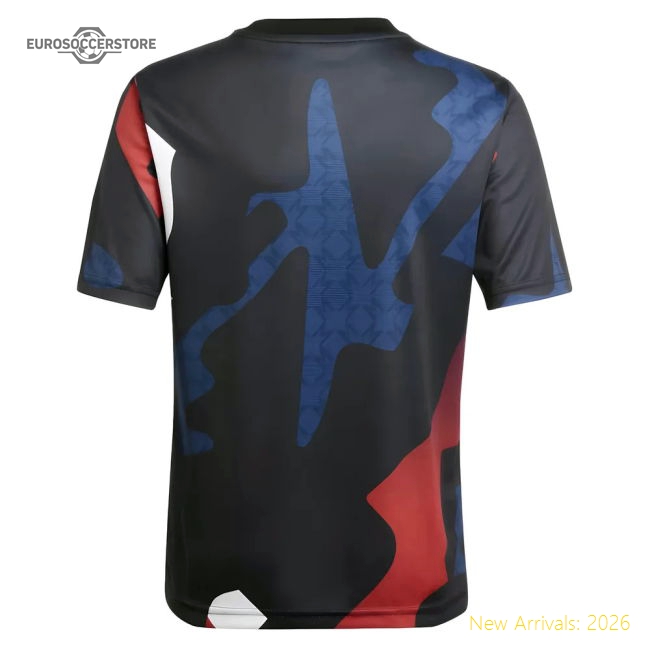 Jersey Black - Kids 2024-2025 Performance Man Utd Pre-Match