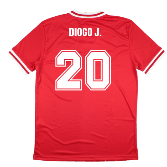 Ultra Comfort Fan Gear Liverpool Rome Retro Football Shirt Diogo J...