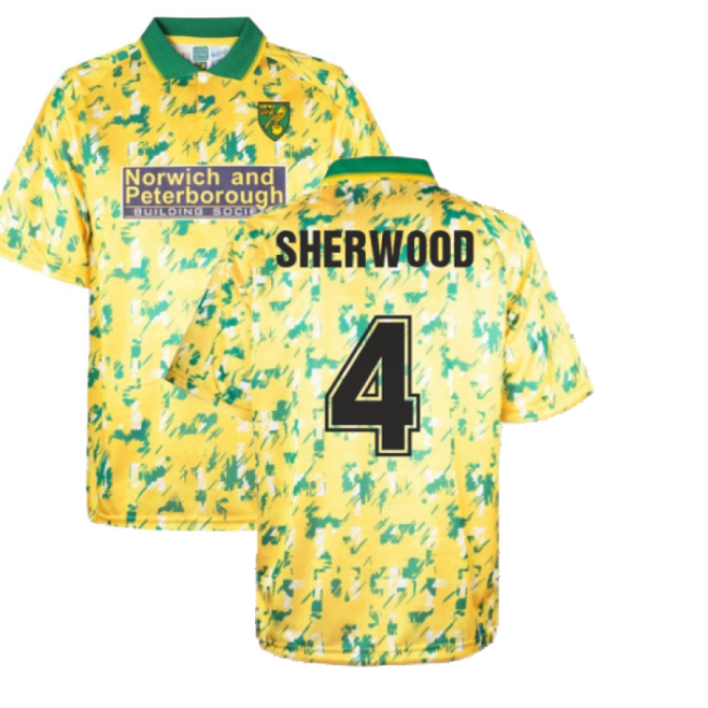 Norwich City 1993 Retro Shirt - SHERWOOD 4 (Adult