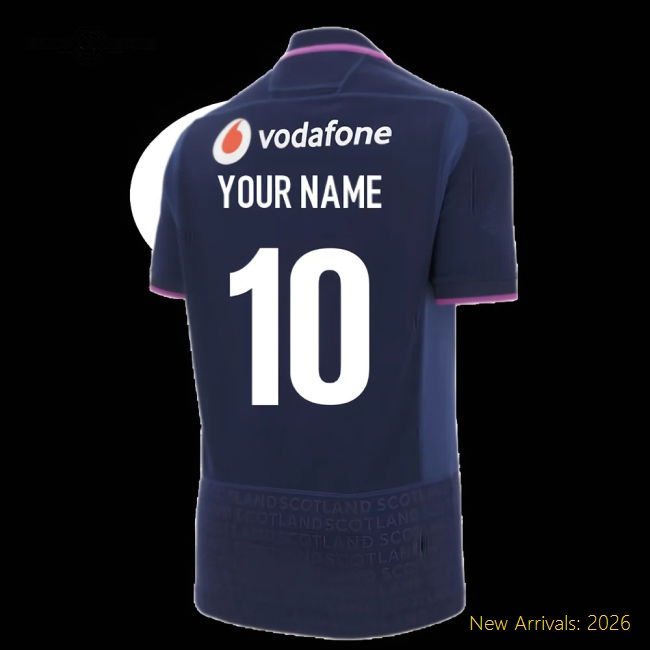2025-2026 Scotland Home Rugby Shirt (Kids) (Your Name)