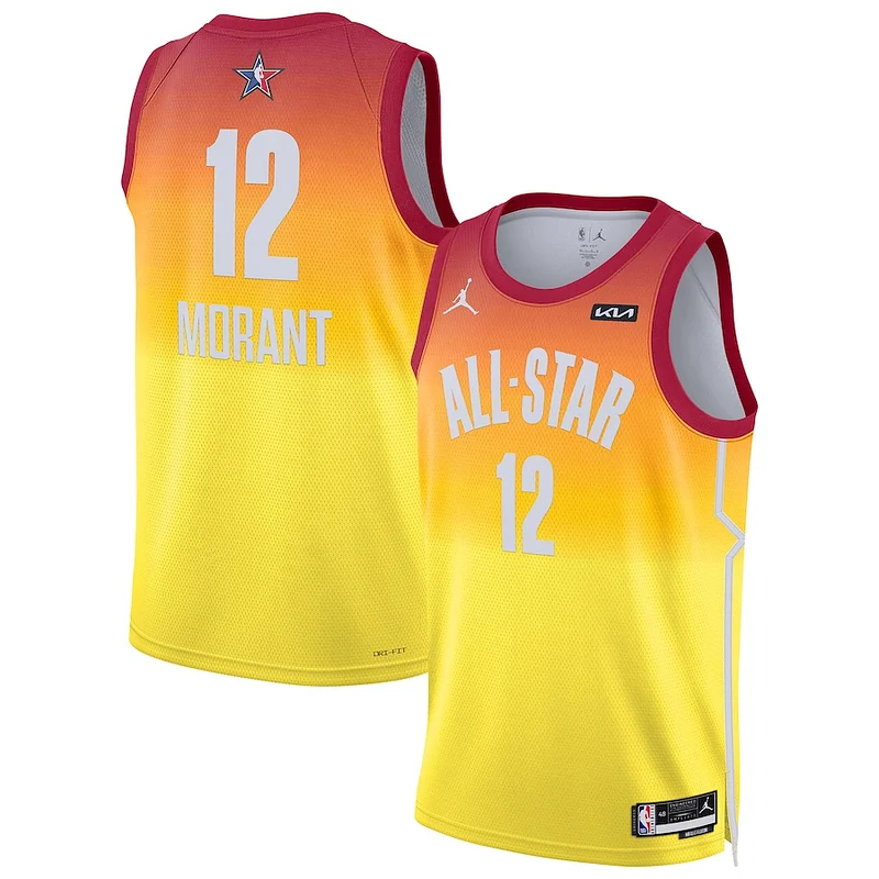 Ja Morant NBA Swingman Jersey - modern top-tier - Orange athletic
