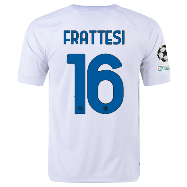 Inter Milan Frattesi 2023-2024 UCL Away Jersey – Authentic Shirt