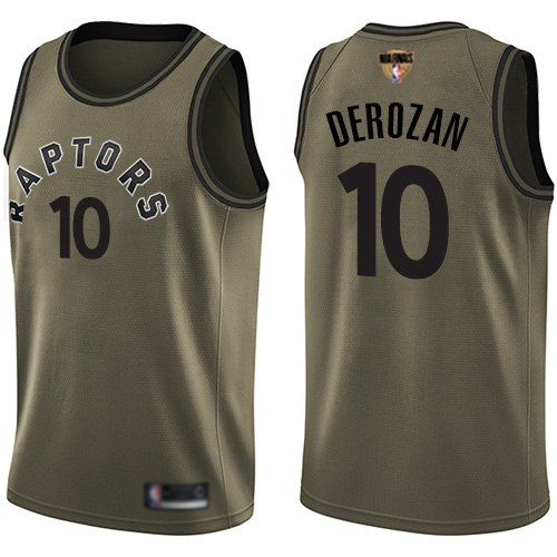 Green Nike Toronto Raptors #10 Raptors Jersey - Moisture-Wicking