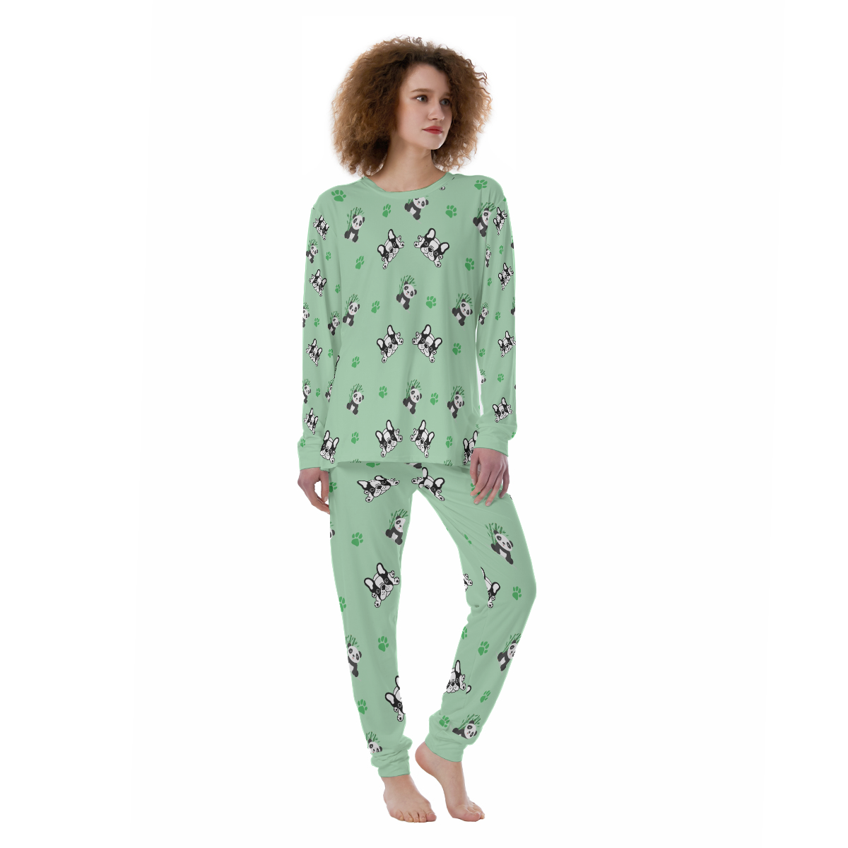 Frenchie-Fan Everyday Poppy - Women's Pajamas for Casual Outings Stylish