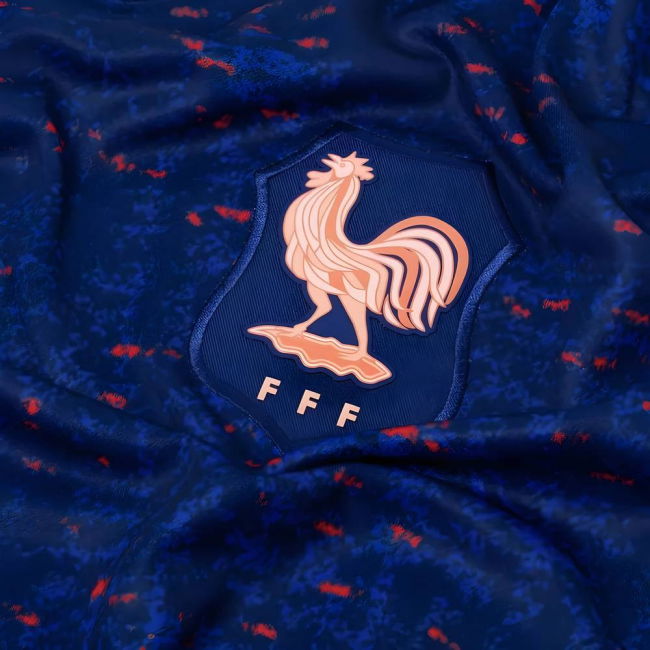France National Squad Traditional Home Soccer Jersey (Kids)