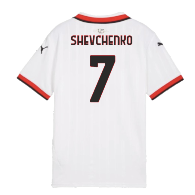 Pro Series Acm Ac Milan Away Shirt Kids Shevchenko #7 New Release ...