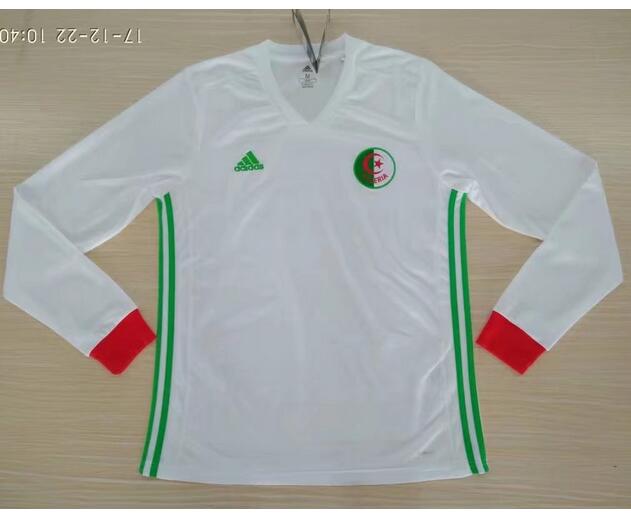 Elite Series Algeria Home 201718 LS Soccer Jersey Shirt