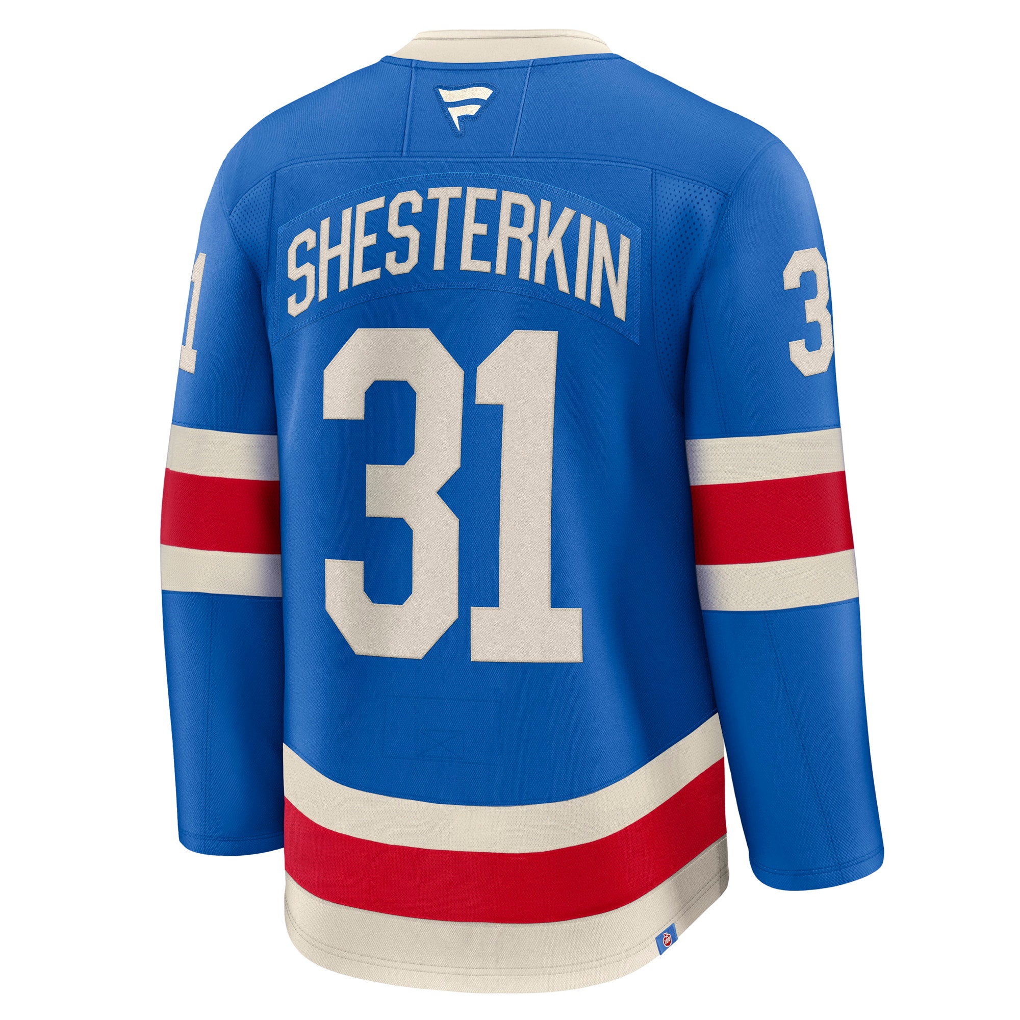 [SJH] Igor Shesterkin New York Rangers Centennial Premium Jersey - Blue