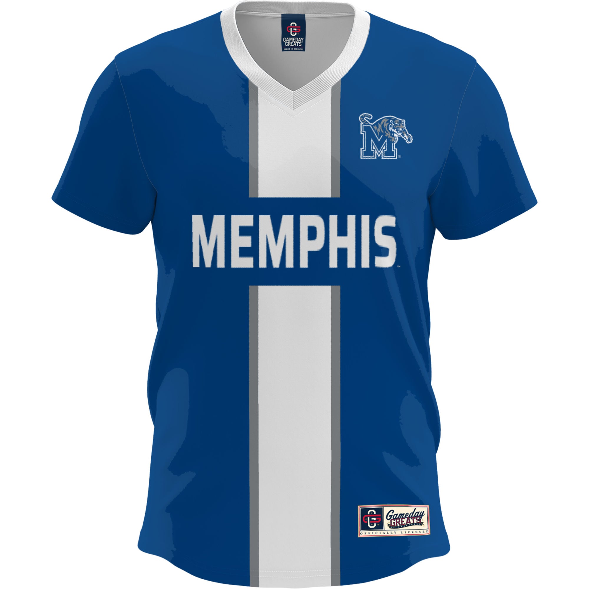 Memphis Tigers GameDay Greats Youth Lightweight Soccer Fashion Jersey - Royal