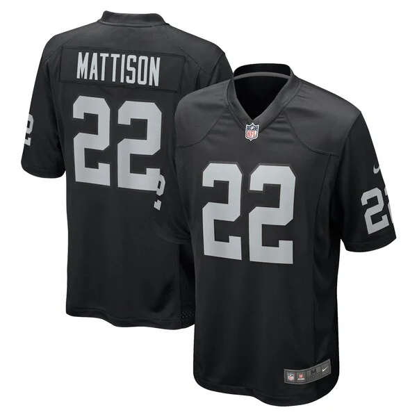 None Game NFL Jersey - Black | Durable Football Apparel | NFL Football
