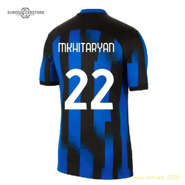 2023-2024 Inter Milan Home Shirt (mkhitaryan 22) - Fan Collection