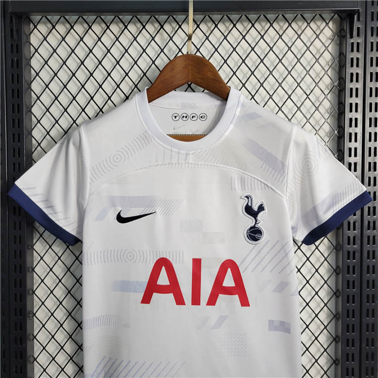 KidsYouth Tottenham Hotspur 2324 Home White Soccer KitShirtShorts -