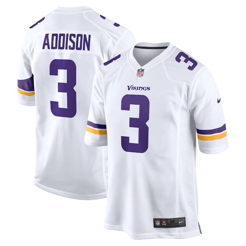 None Jordan Addison MIN Vikings Game-Ready Collector's Item Game Day W