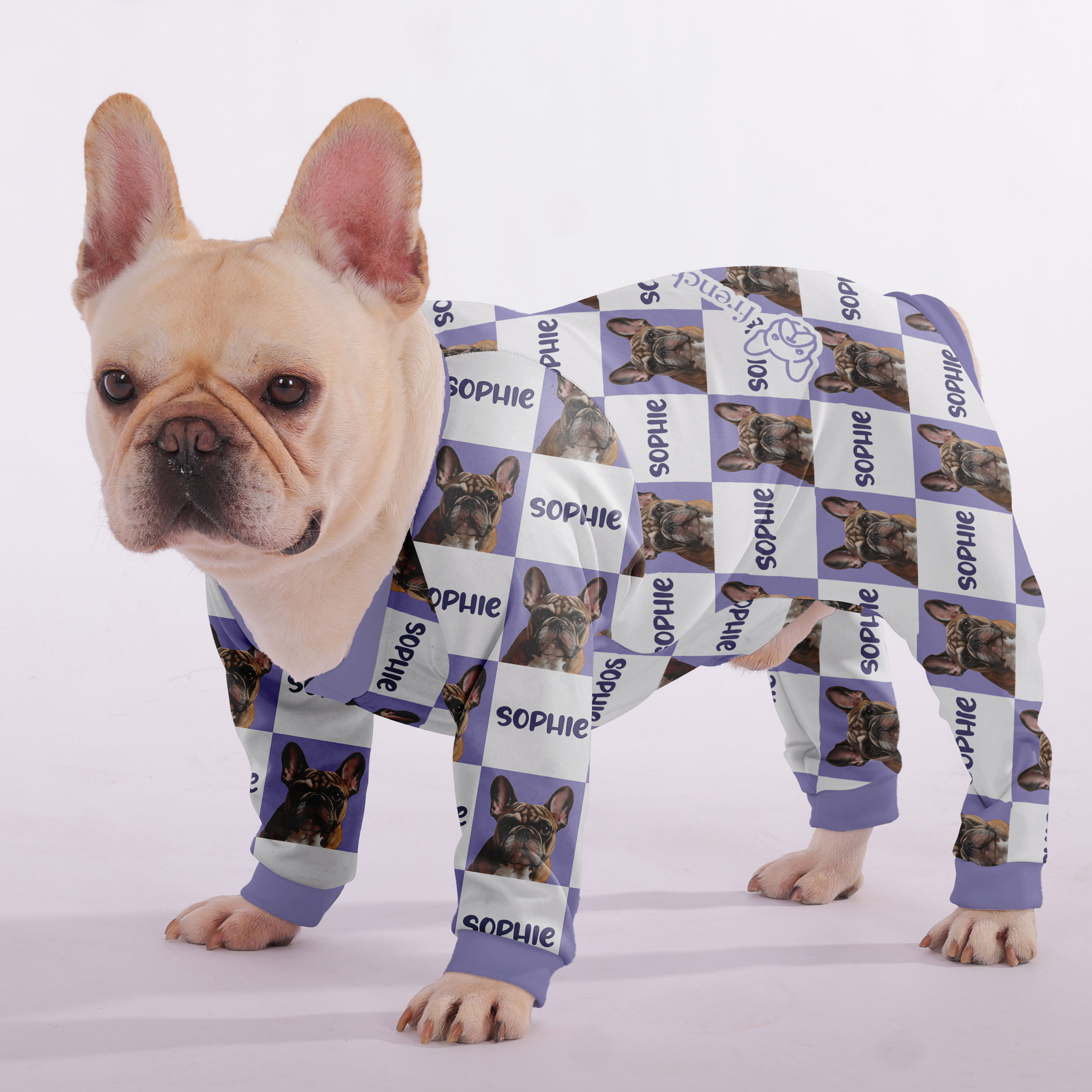 Millie - Personalized French Bulldog Pajamas with Your Frenchie’s Name & Picture – Ultra-Soft, Cozy, and Adorably Unique