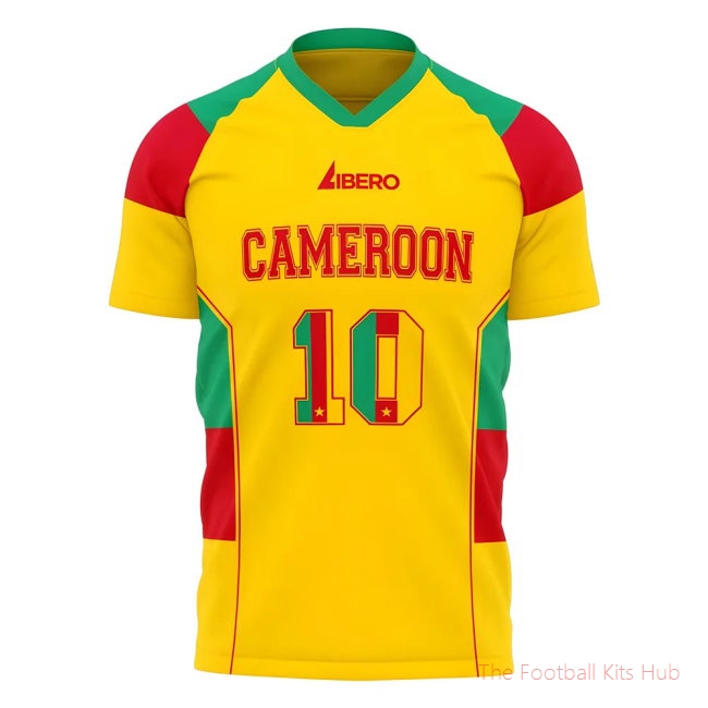 Cameroon World Cup Supporters Jersey (Yellow) - Womens