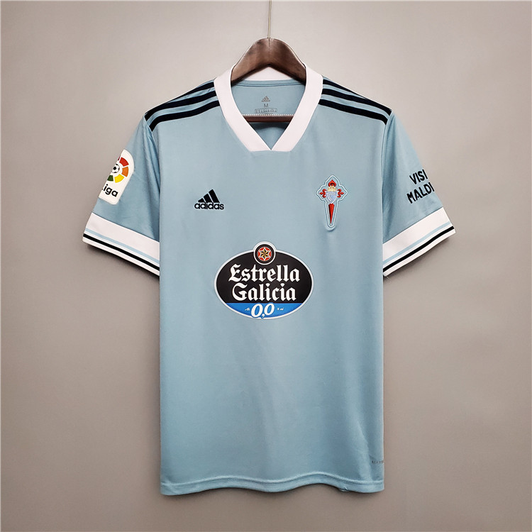Moisture Wicking Celta de Vigo 20-21 Kit Home Blue Soccer Jersey
