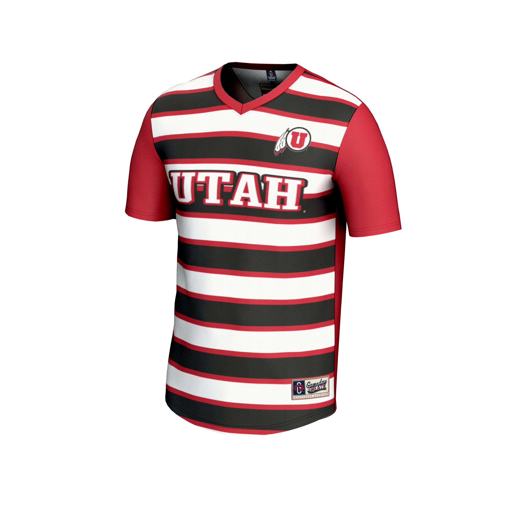 [LK] Utah Utes GameDay Greats Youth Lightweight Soccer Fashion Jersey - Red
