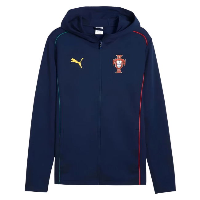 2025-2026 Portugal Casuals Hooded Jacket (Persian Blue)