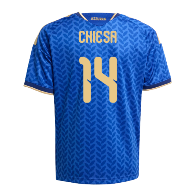 Italy Starting XI Top Tier Home Pro Level Shirt (Chiesa 14)