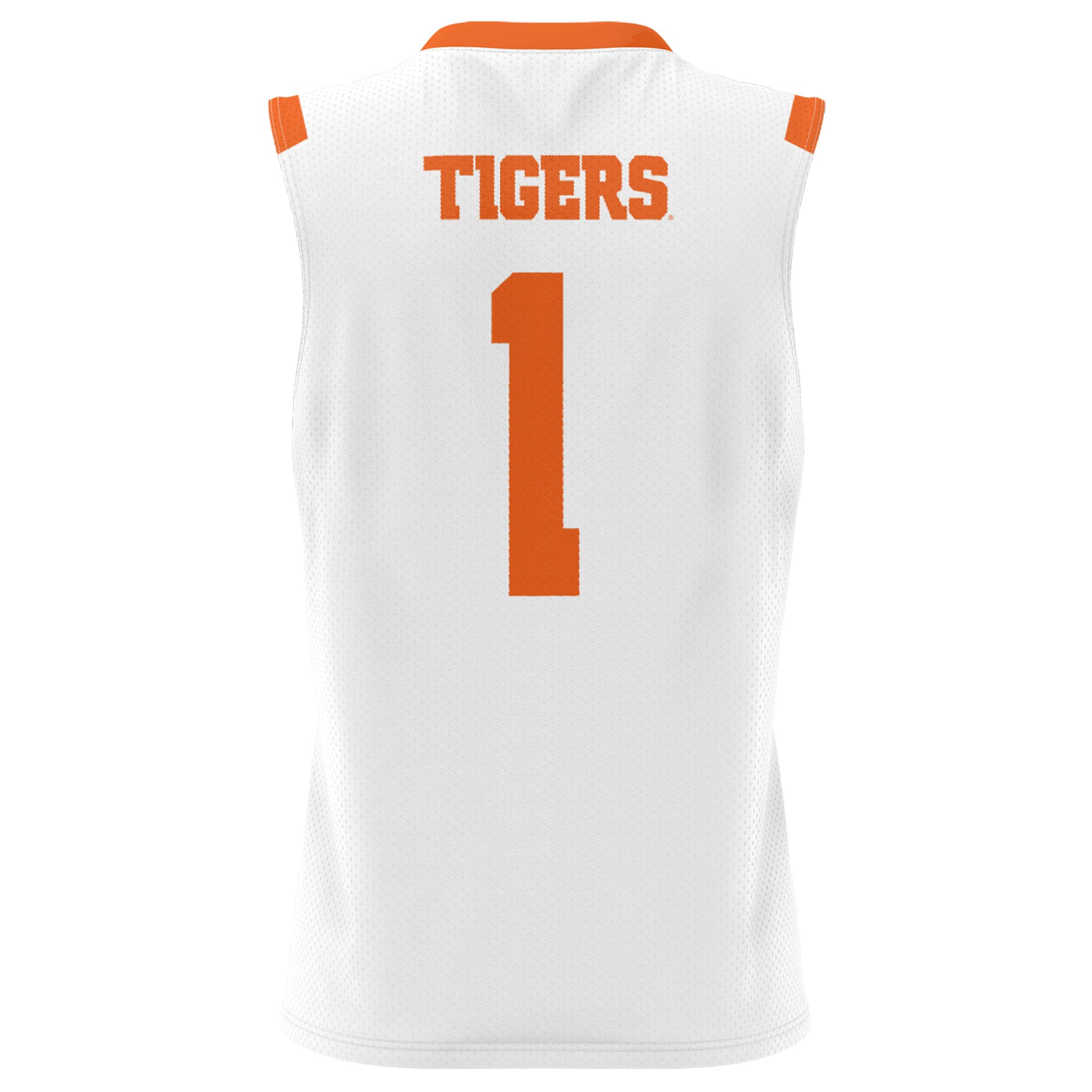 [NJP] Clemson Tigers GameDay Greats Unisex Lightweight Basketball Jersey - White