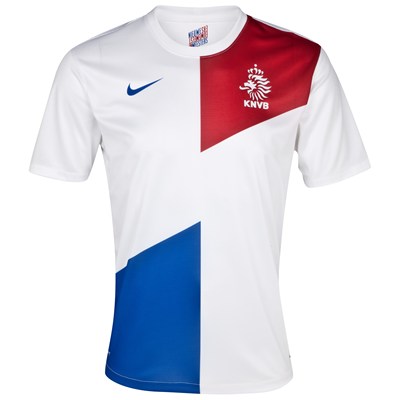 2013 Netherlands Away Women's White Jersey Shirt - Official Replica