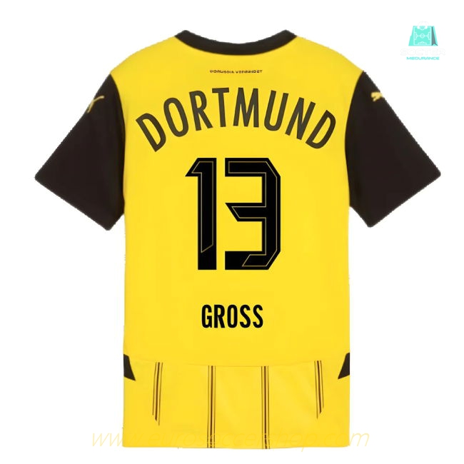 2024-2025 Borussia Dortmund Home Shirt (Kids) (Gross 13)