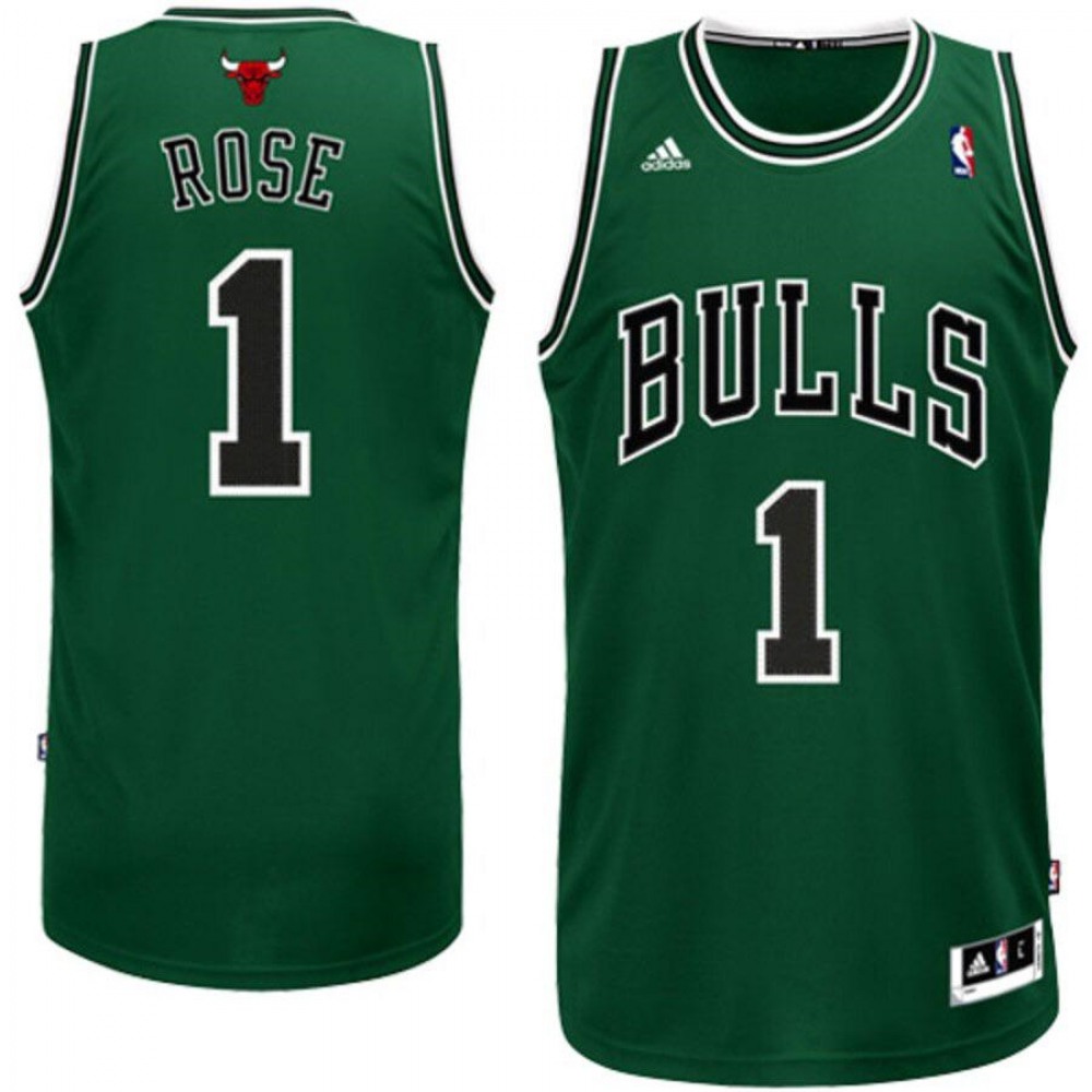 Chicago Bulls 1 Green Jersey - - Game Day Essential