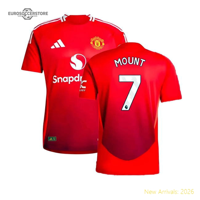 2024-2025 Man Utd Authentic Home Shirt (Mount 7)