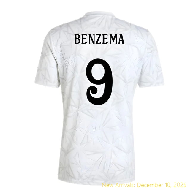 2024-2025 RM Shirt - Match Day Edition - Elite (Benzema 9) - White...