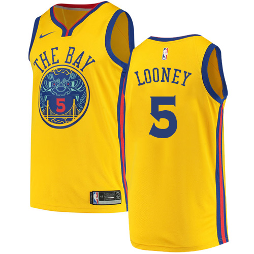 Nike Warriors Gold State Warriors #5 Jersey - Affordable Game Day Wear