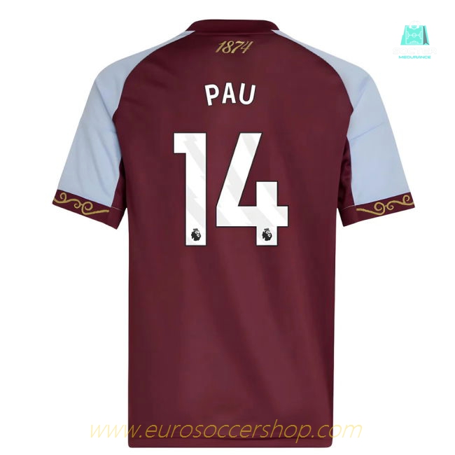 2025-2026 Aston Villa Home Shirt (Kids) (Pau 14)