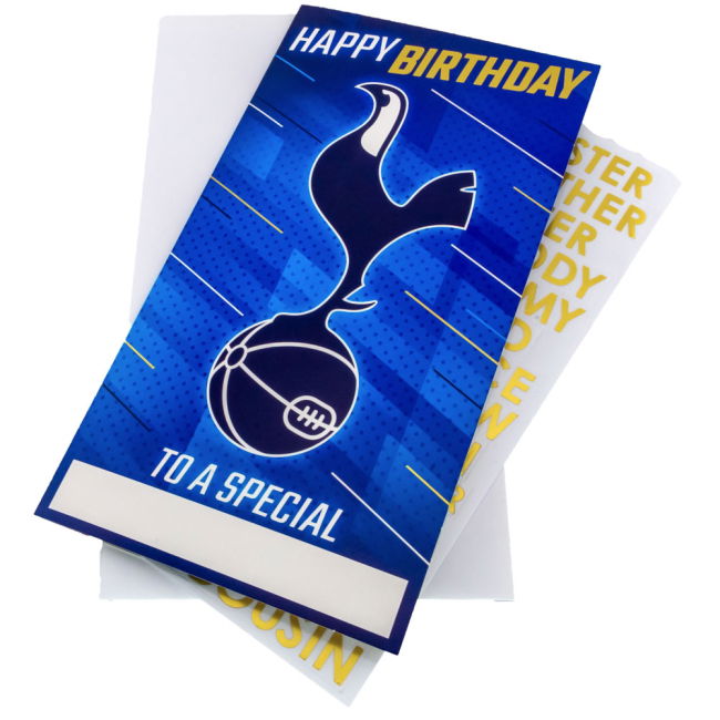 Tottenham Hotspur FC Personalised Birthday Card (Fan Favorite)