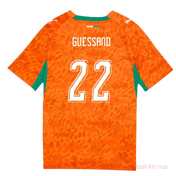 2026-2027 Ivory Coast Home Shirt (Kids) (Guessand 22)
