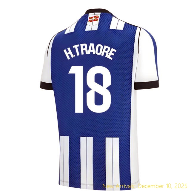 2025-2026 Chelsea Home Shirt - Performance Kit (Traore 18)