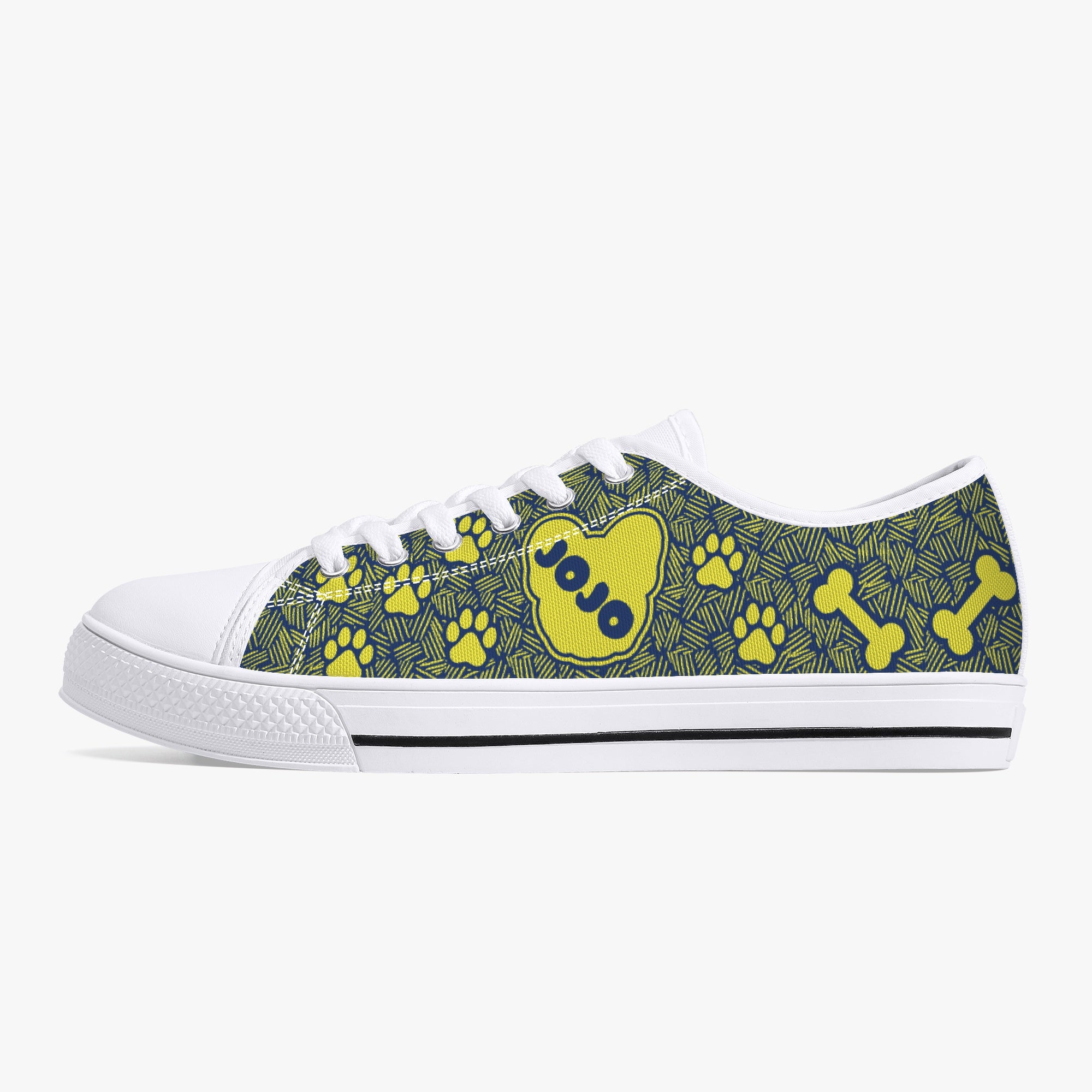 Premium Blaze - Personalized Classic Low-top Canvas Shoes as a Gift