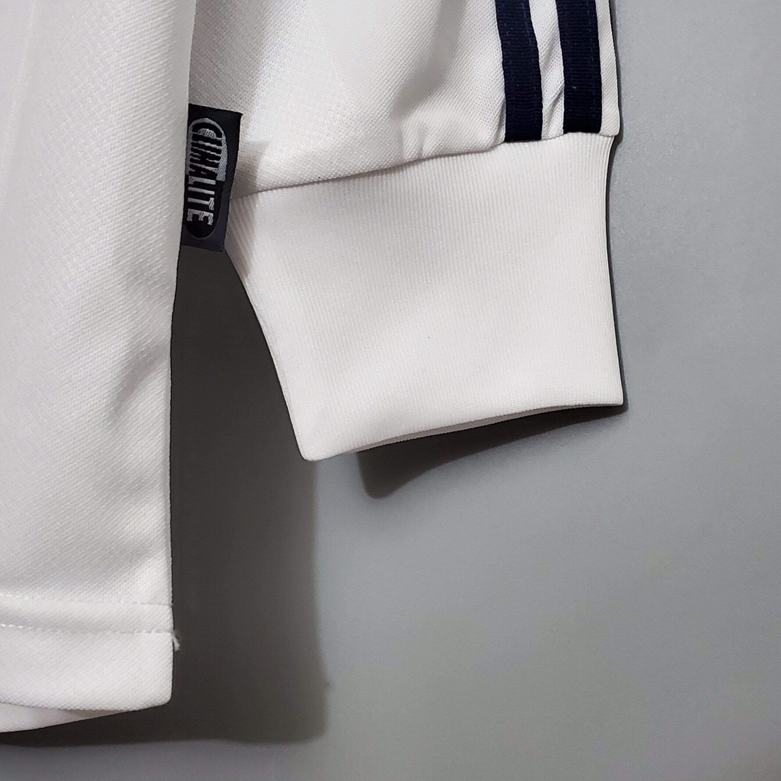 Cheap 2001-2002 Real Madrid home retro kit Long Sleeves