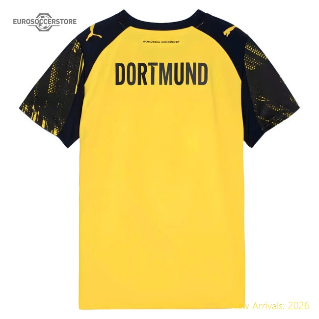 Outstanding 2025-2026 Borussia Dortmund Home Shirt (kids) (haaland 9)