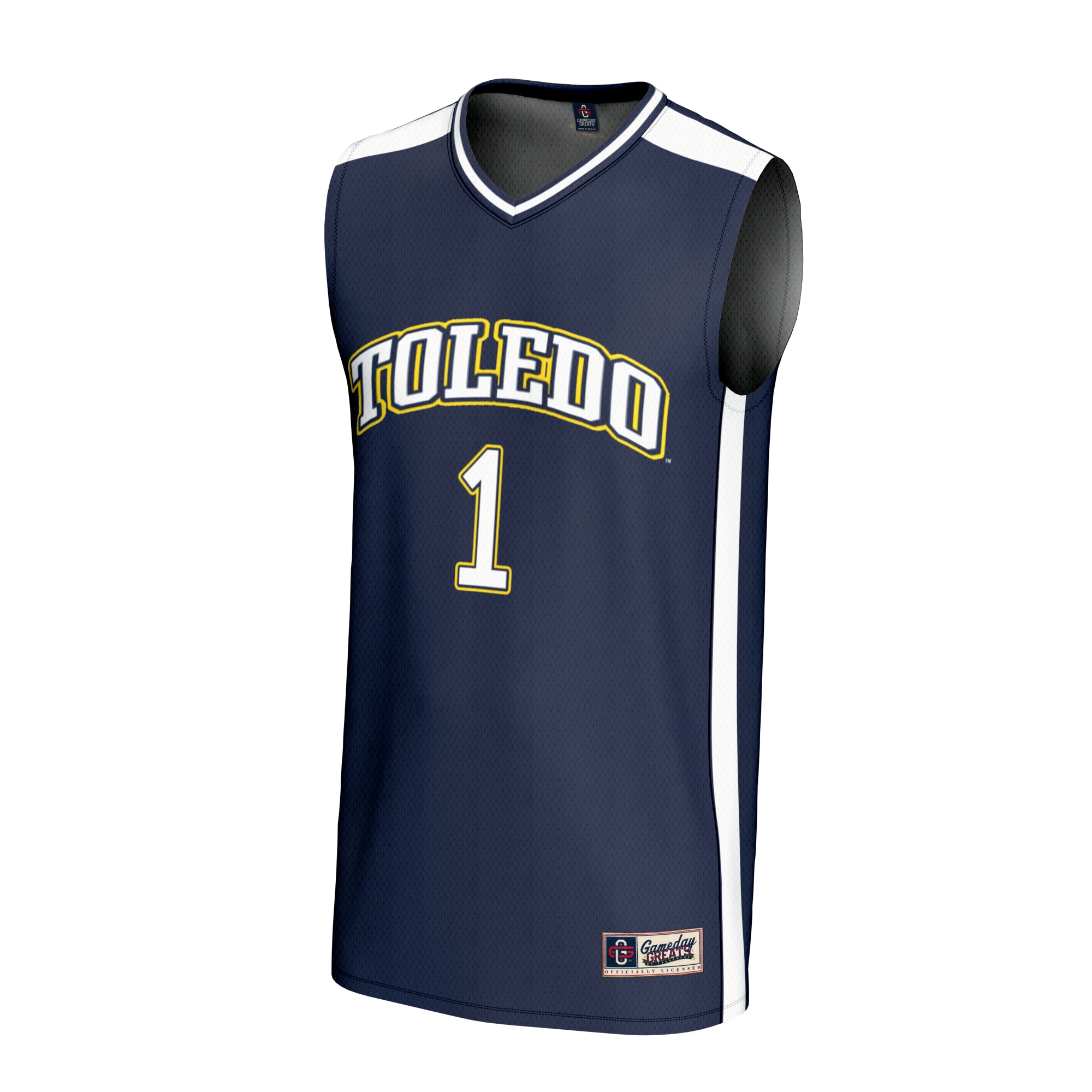 [DDG] Toledo Rockets GameDay Greats Youth Lightweight Collegiate Basketball Fashion Jersey - Navy