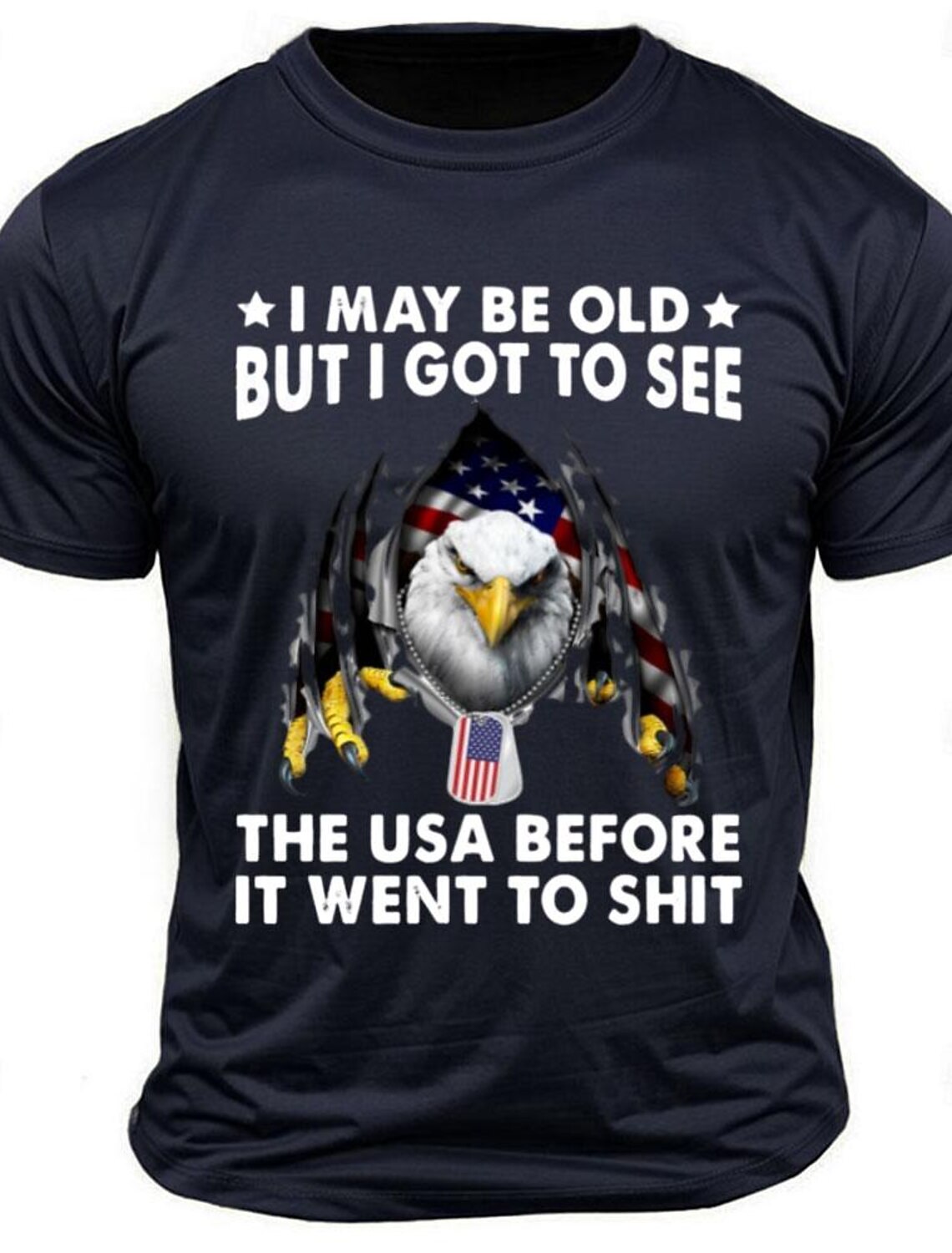 4th of July 2026 250th Memorial Day Men's Patriotic Patriot Veteran Crew Neck Short Sleeve T-Shirt Casual Sports Street