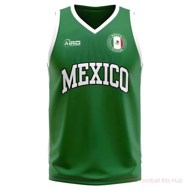 Men Mexico Home Concept Basketball Shirt