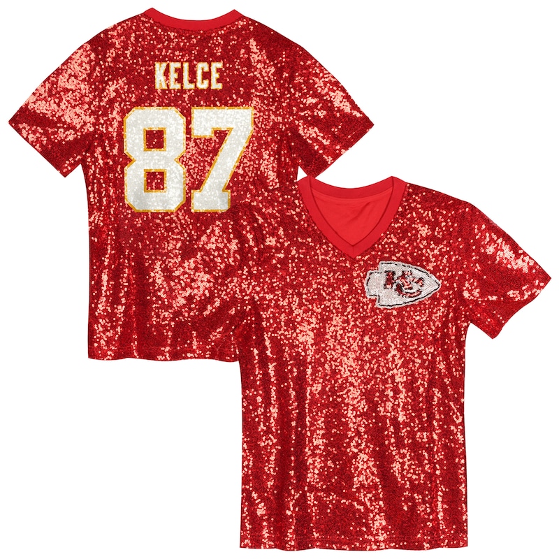 None Travis Kelce KC Chiefs Stylish Pro-Level Jersey Game Day Wear