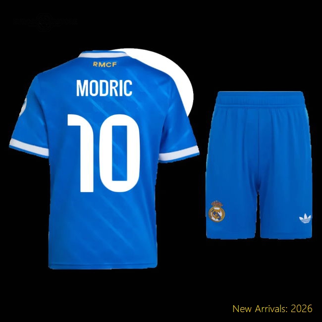 Football Team Mini Modric Durable Jersey Performance Fabric